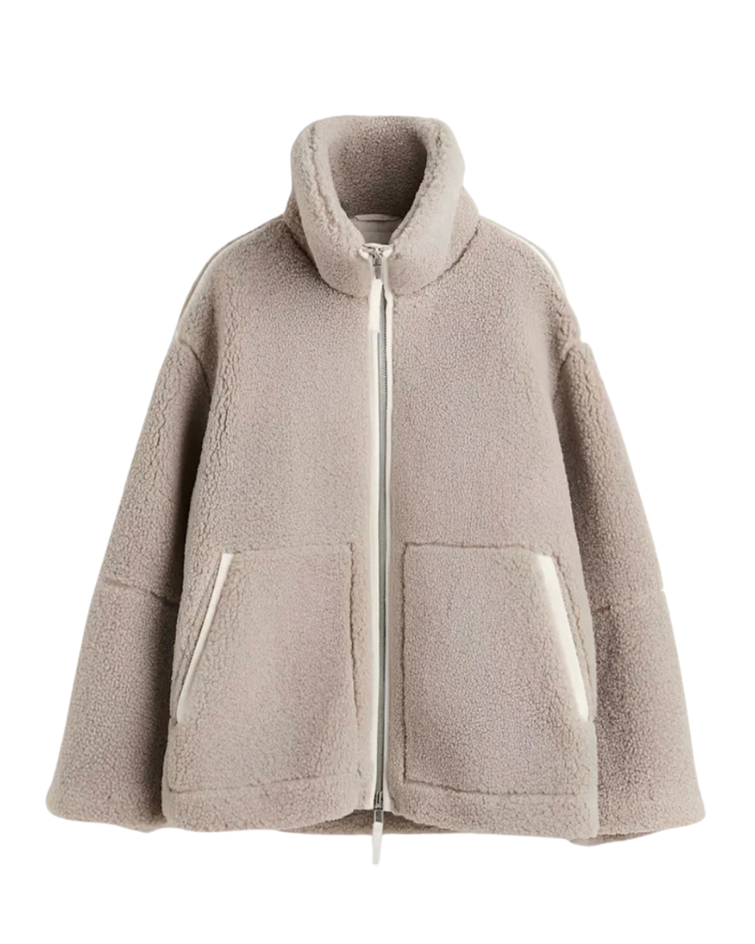 JACKI | ABRIGO OVERSIZE CON CREMALLERA