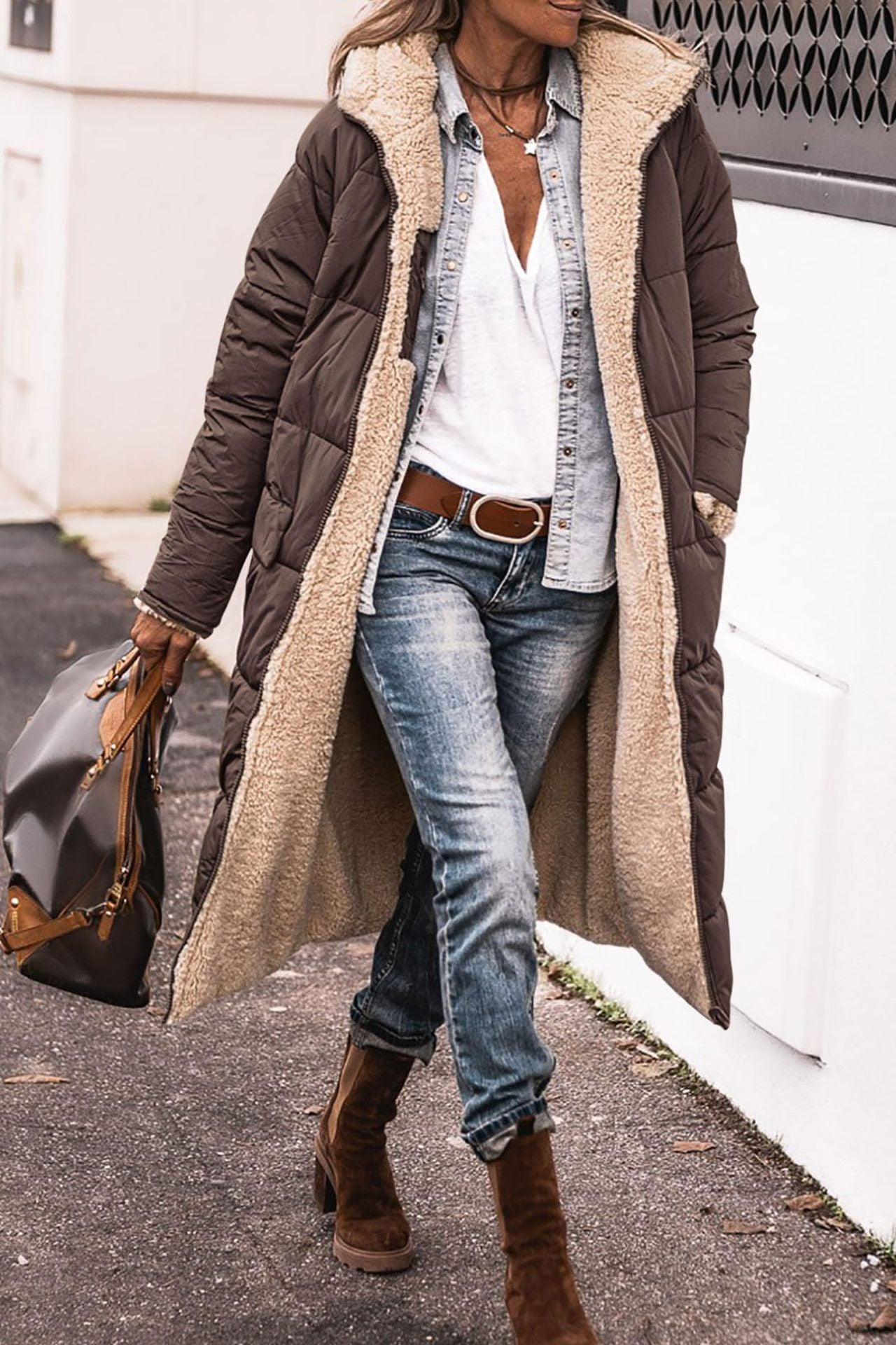 GRETA | ABRIGO LARGO REVERSIBLE