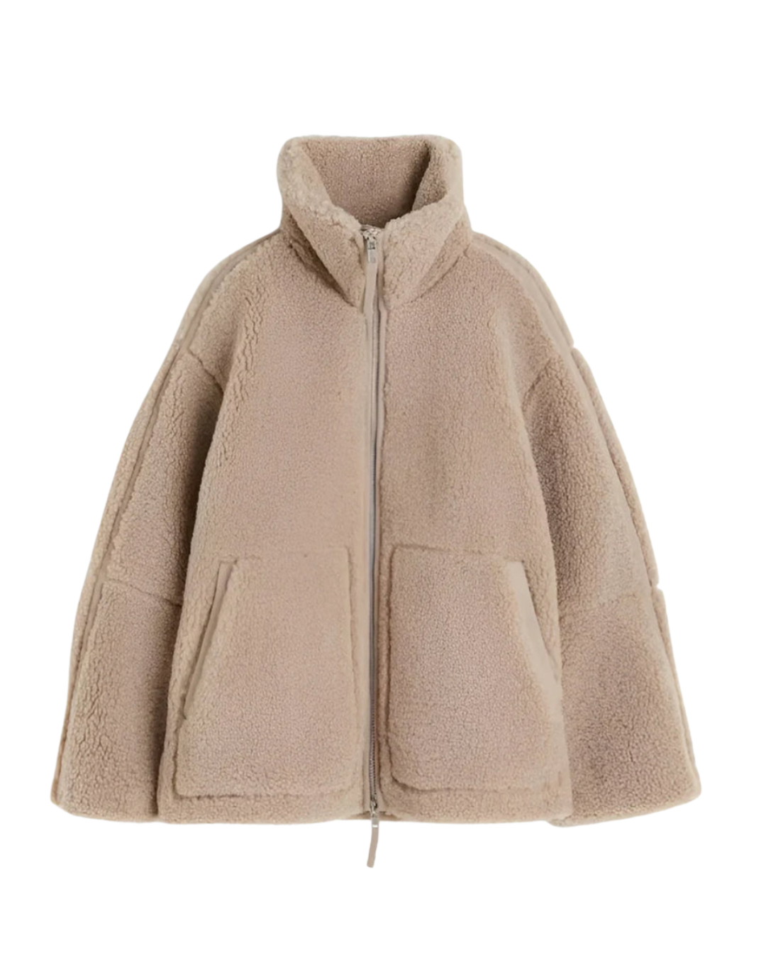 JACKI | ABRIGO OVERSIZE CON CREMALLERA