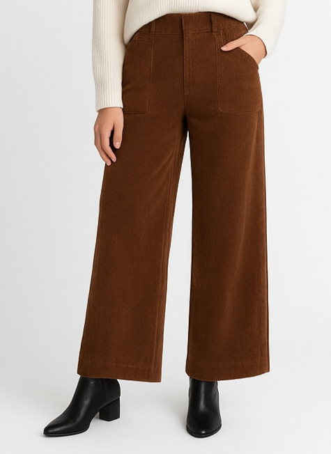 LEIA | PANTALÓN DE PANA PALAZZO