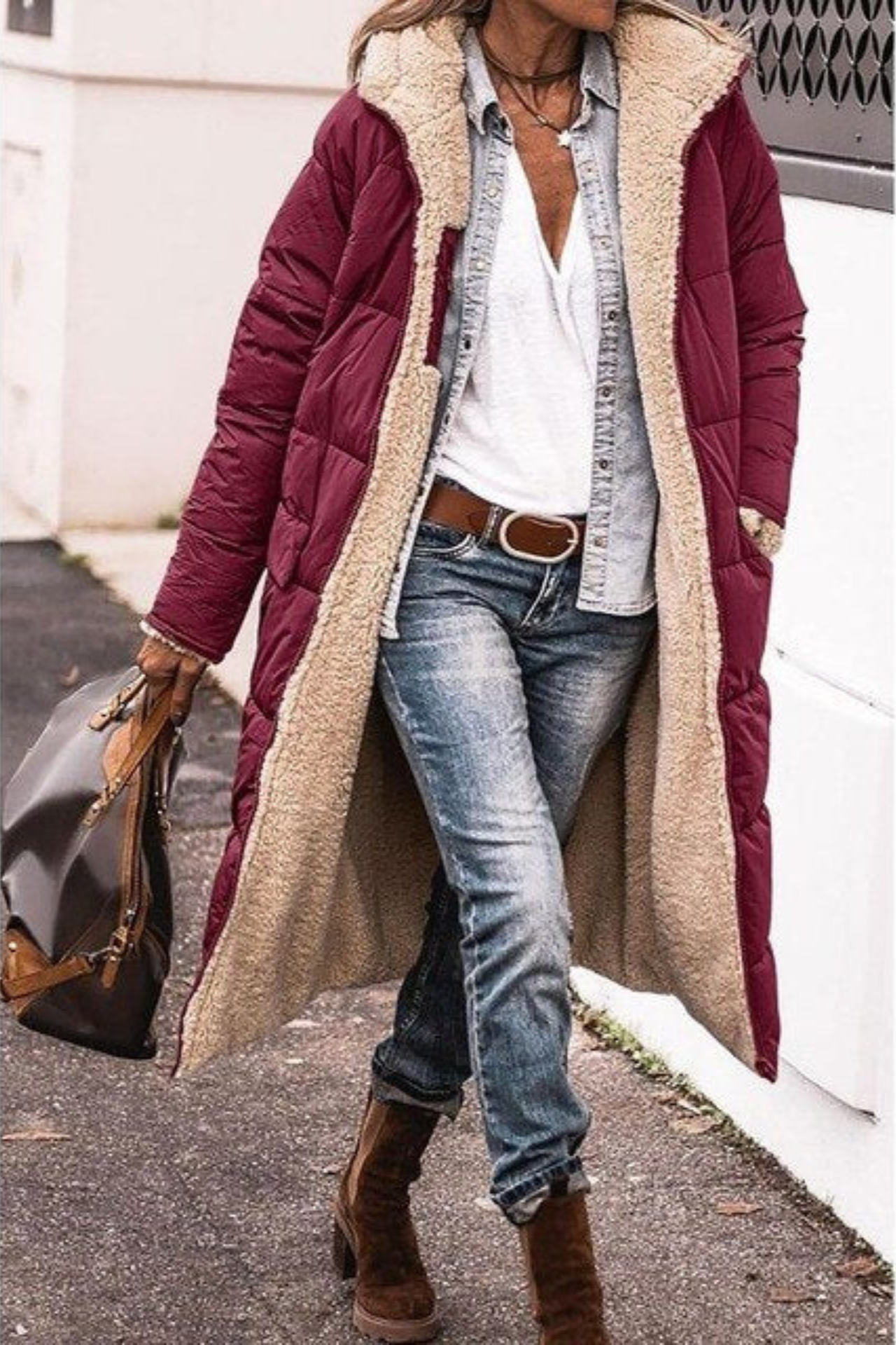 GRETA | ABRIGO LARGO REVERSIBLE