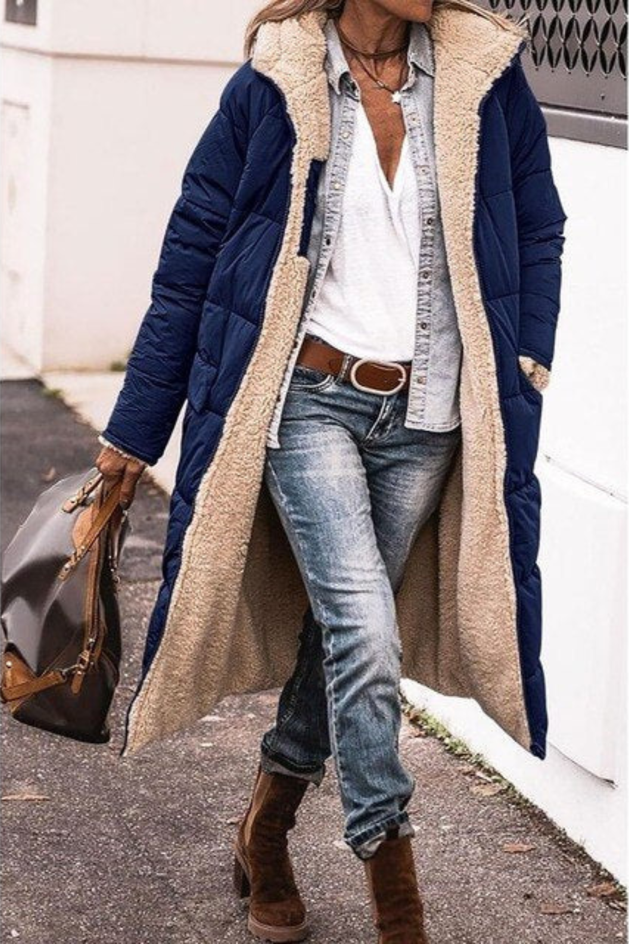 GRETA | ABRIGO LARGO REVERSIBLE