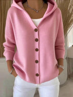 LETO | CHAQUETA DE PUNTO CON CAPUCHA