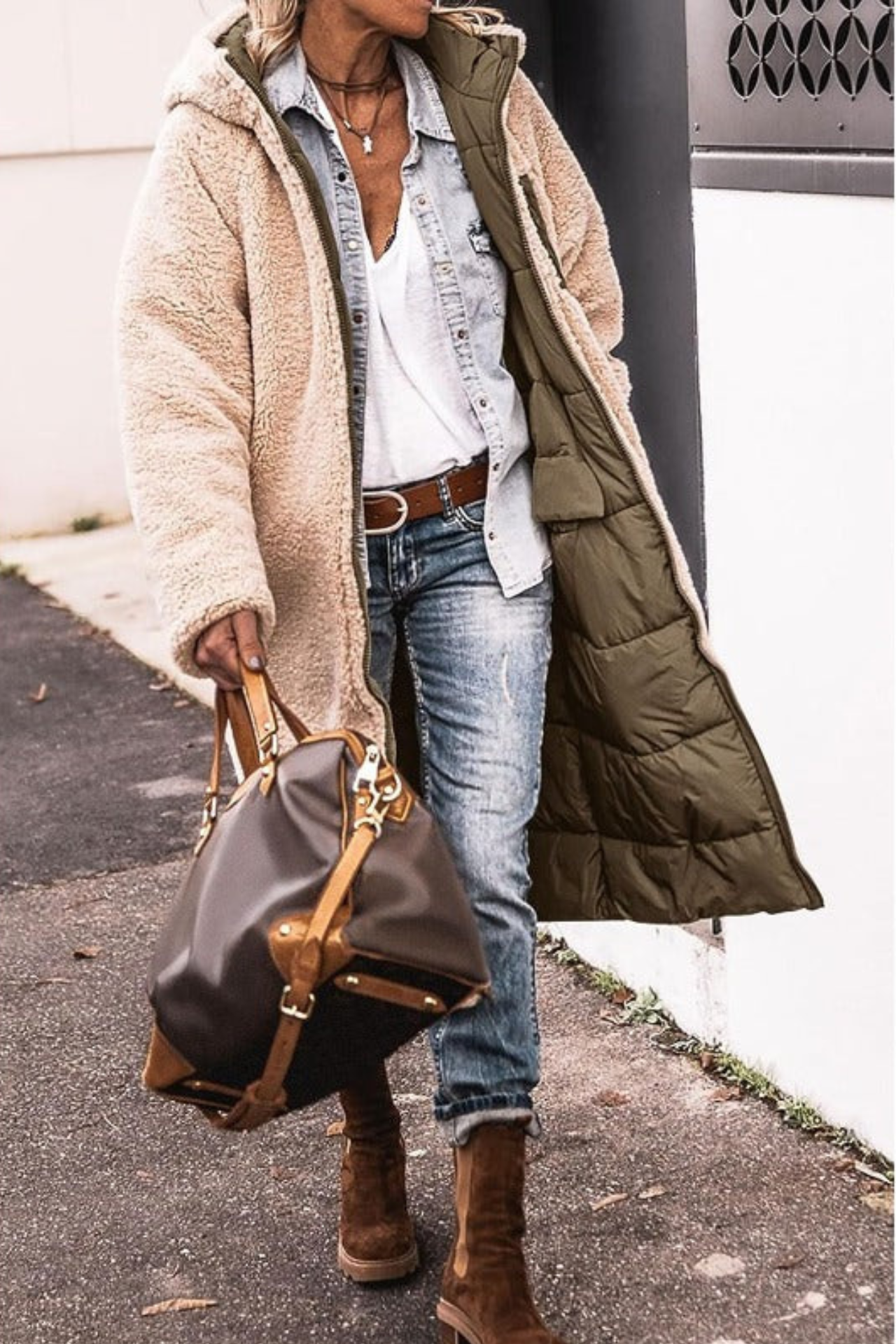 GRETA | ABRIGO LARGO REVERSIBLE