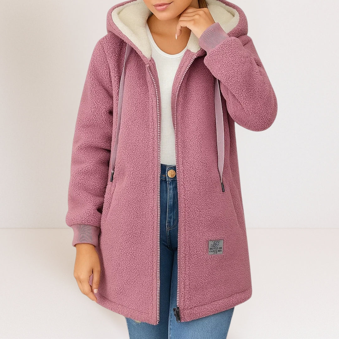 DAYAN | CHAQUETA POLAR LARGA