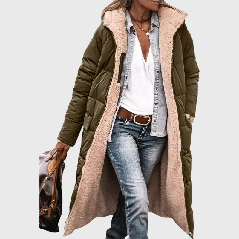 GRETA | ABRIGO LARGO REVERSIBLE