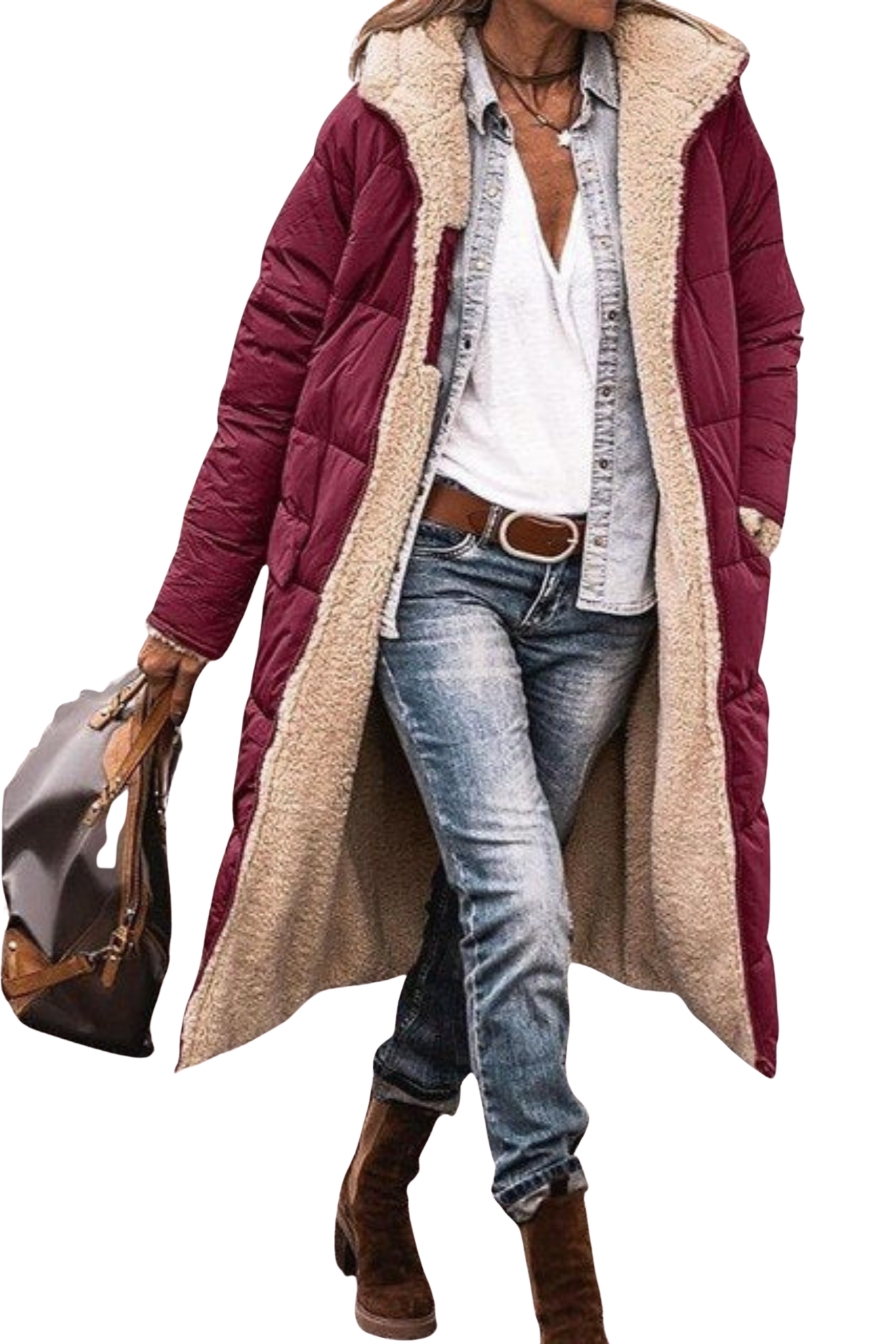 GRETA | ABRIGO LARGO REVERSIBLE