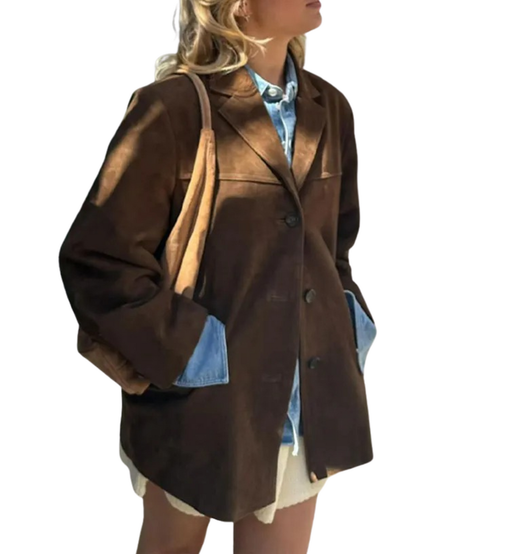 RUNA | CHAQUETA OVERSIZE EFECTO ANTE