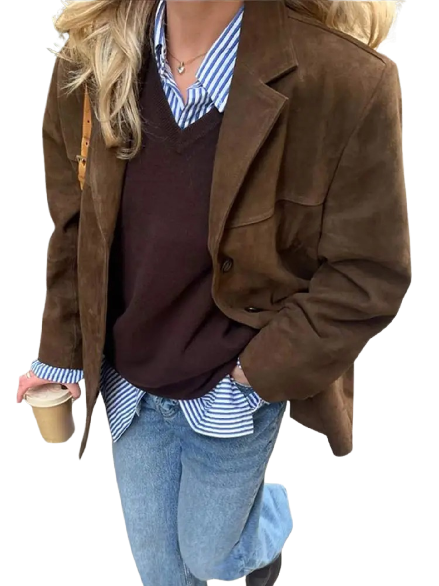 RUNA | CHAQUETA OVERSIZE EFECTO ANTE