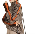 MERIKE | JERSEY CONTRASTE GEOMÉTRICO