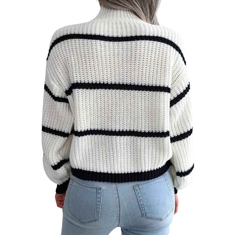 ELOIS | JERSEY RAYAS DE PUNTO GRUESO