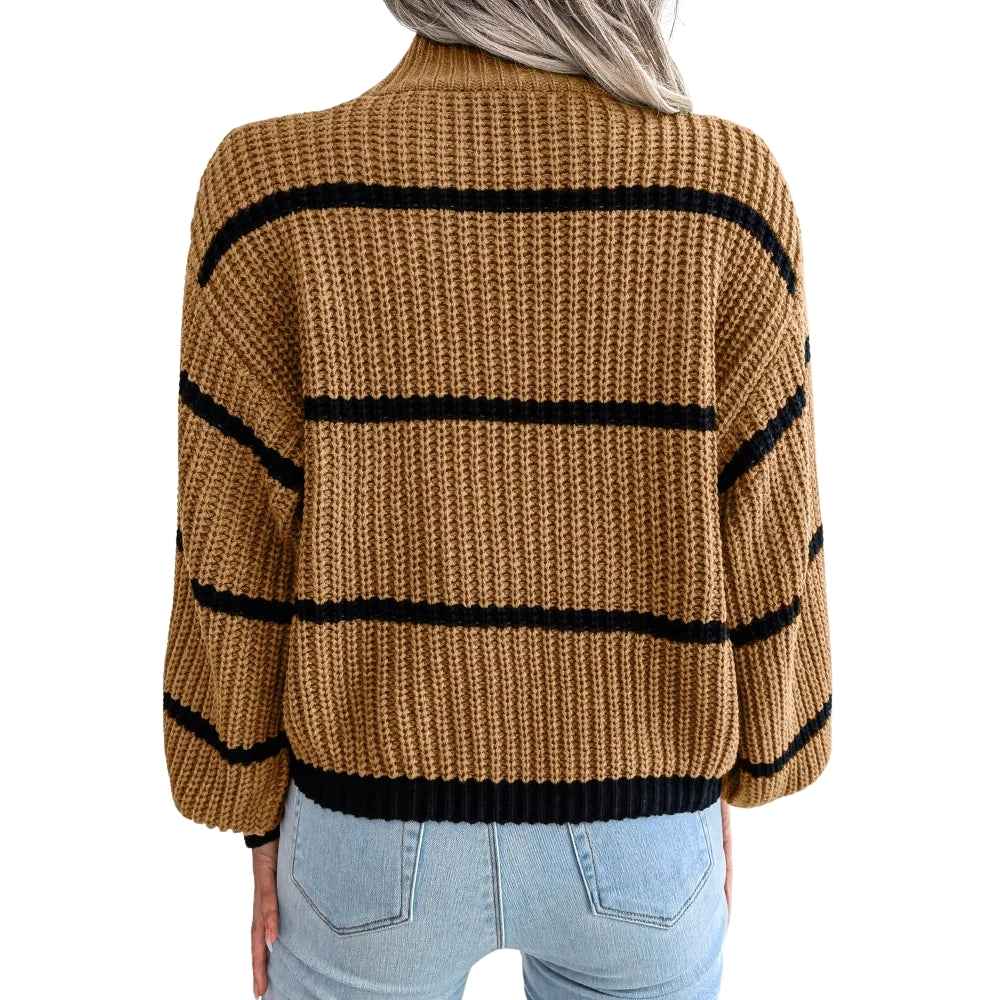 ELOIS | JERSEY RAYAS DE PUNTO GRUESO