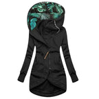 SAMBA | CHAQUETA ASIMÉTRICA CON CAPUCHA