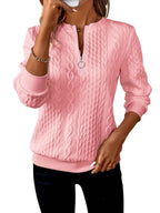 VIO | JERSEY TEXTURIZADO CON CREMALLERA FRONTAL