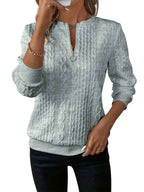 VIO | JERSEY TEXTURIZADO CON CREMALLERA FRONTAL