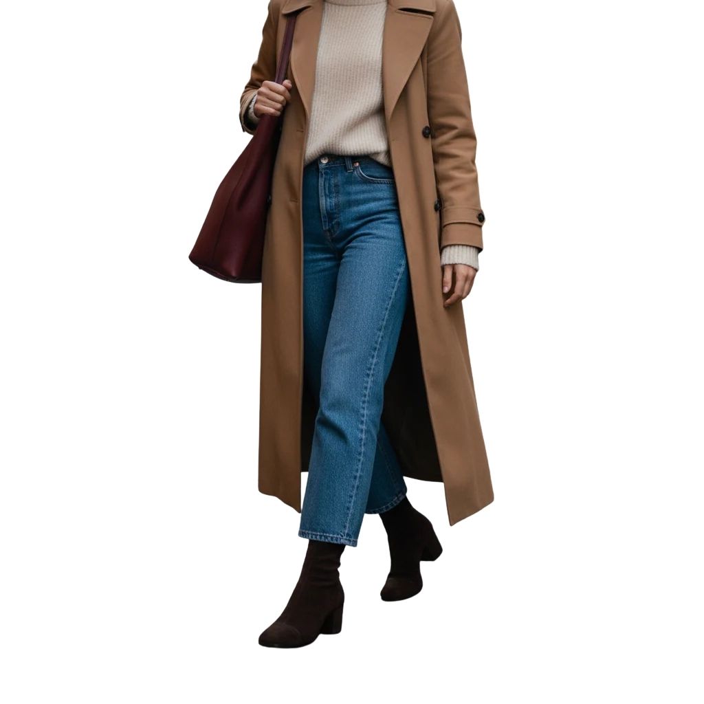 GRETA | BOTINES DE ANTE CON TACÓN MEDIO