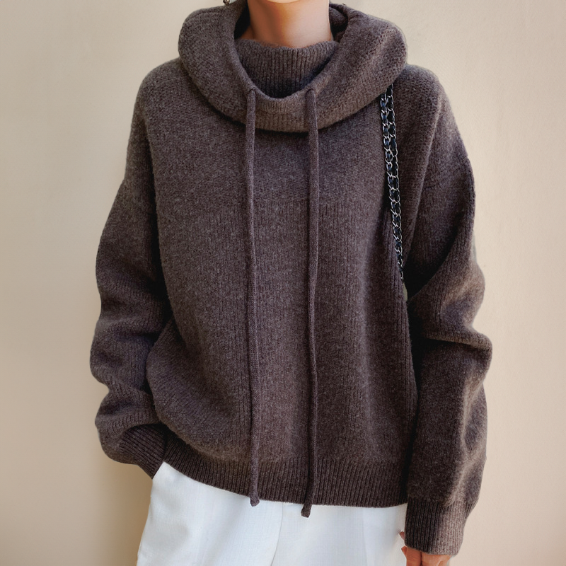 MILA | JERSEY CUELLO CHIMENEA VOLUMINOSO