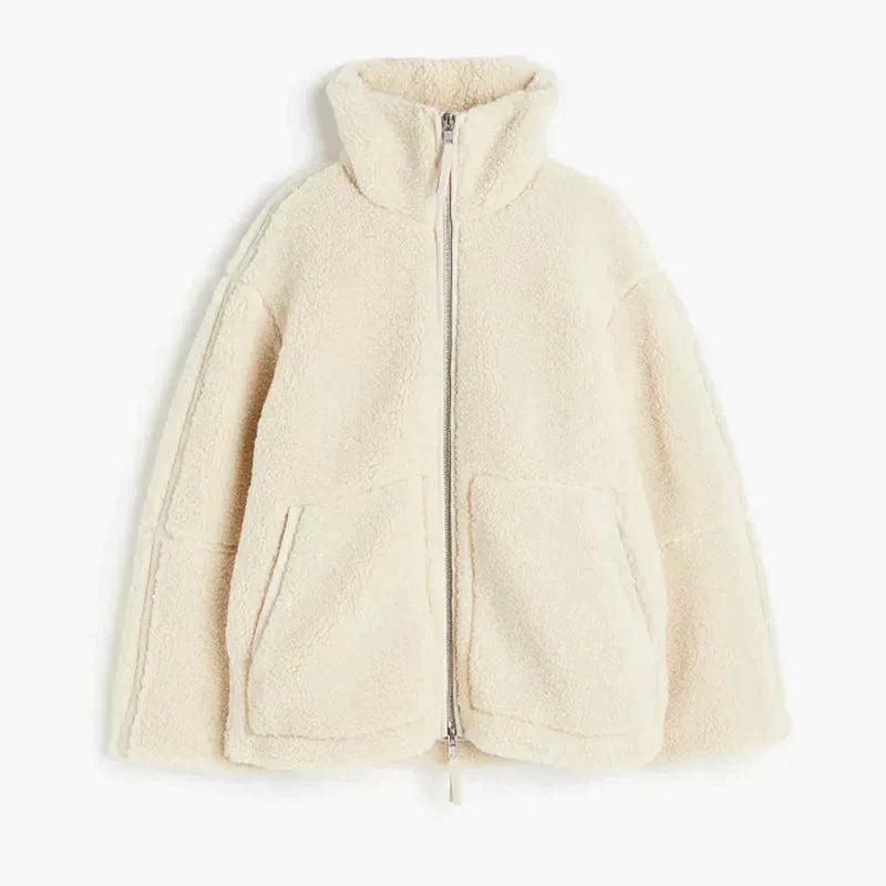 JACKI | ABRIGO OVERSIZE CON CREMALLERA